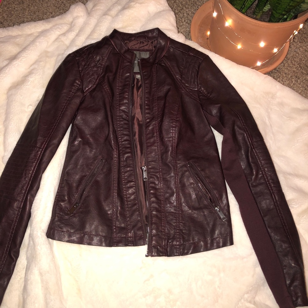 Leather jacket